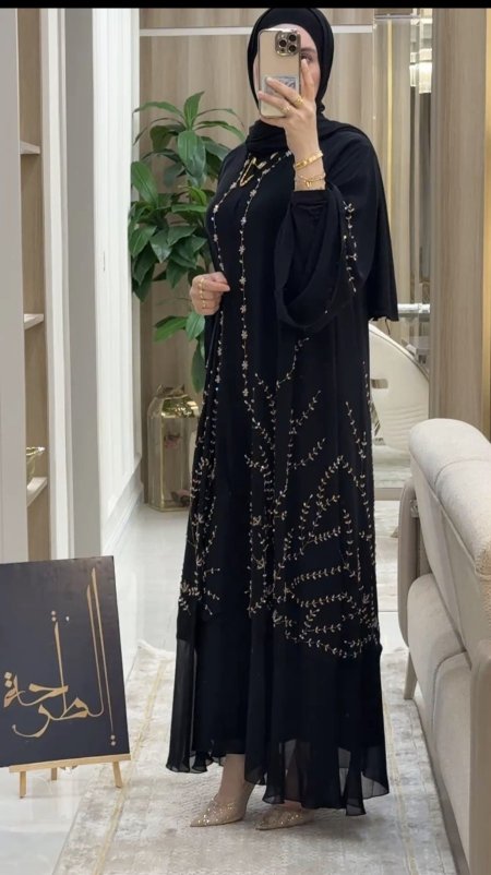 عبايه دبل شيفون